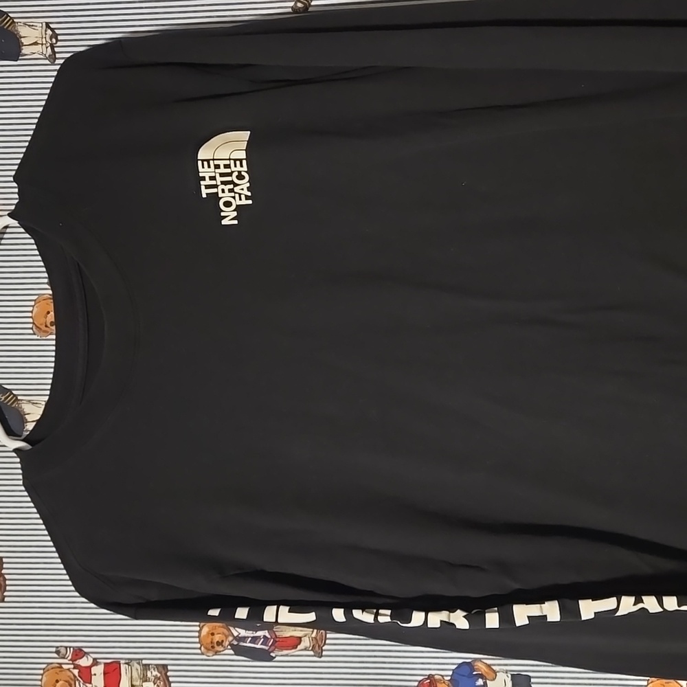 The North Face Black Long Sleeve Shirt Mens Medium - Picture 2 of 11